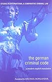 The German criminal code : a modern English translation