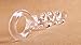 Wowlife New Screw Style Transparent Glass Crystal Penis Anal Plug