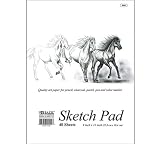 Bazic Premium Sketch Pad, 9 x 12 Inches, 40 Sheets (Case of 48) (550-48)