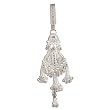 Silver Key Chain for Women from India 6 inches