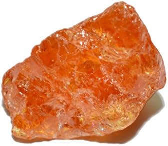 Spessartine Garnet rough &amp; transparent gemstone 12.92 carat