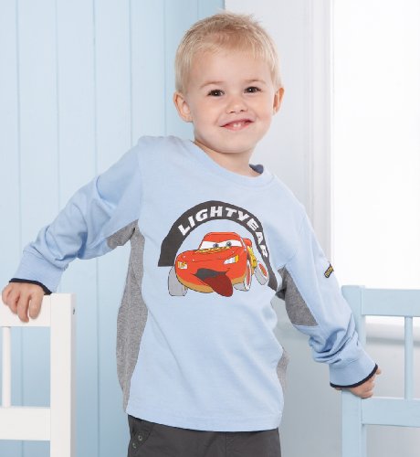Long Sleeve Panelled Cars TShirt