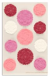 Martha Stewart Crafts Stickers Flowers Pink/White By The Package