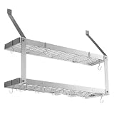 Rogar International Estate Double Shelf Wine Rack