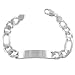 Solid & Heavy 925 Sterling Silver Engravable Mens 9 Inch Id Bracelet