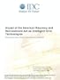 Impact of the American Recovery and Reinvestment Act on Intelligent Grid Technologies
