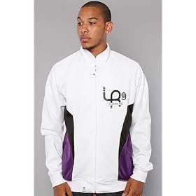 LRG The Flying Steel Track Jacket in White,Track Jackets for Men