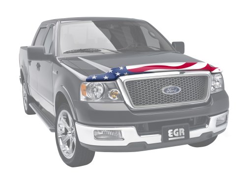 EGR 303112 Wavy Patriot American Flag Shield