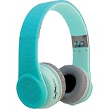 Fanny Wang FW-1003-BLU Headphones Co. Premium Luxury On-Ear Headphones with Apple Integrated Remote and Mic – Blue