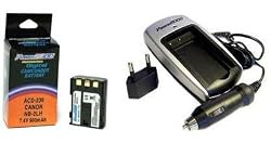 Power2000 NB-2LH Battery and Charger Set for Canon EOS Digital Rebel XT, XTi, Powershot G7, S80, ZR700, and ZR400