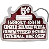 Body Candy - INSERT FIVE CENTS Belt Buckle