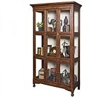 Portland Loft 9 Door Display Case (Clove) (78"H x 48"W x 18"D)