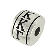 Kappa Kappa Gamma Barrel Sorority Bead Fits Most Pandora Style Bracelets Including Pandora Chamilia Biagi Zable Troll and More. High Quality Bead in Stock for Immediate Shipping