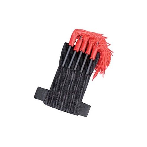 Set of 5 Ninja Throwing Spikes with Wrist Sheath Martial