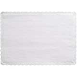 Creative Converting 50 Count Touch of Color Paper Placemats, White