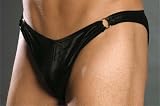 Escante Velvet Full Back Brief With Accent Rings