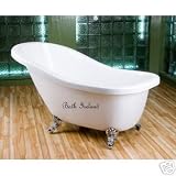 Dublin acrylic slipper bath 1700mm  with taps, waste, & stand pipes