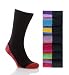 7 Pair of Freshfeet Stripe Sole Socks with Silver Technology