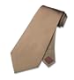 100% SILK Solid BROWN/BRONZE Neck Tie. Men's NeckTie.