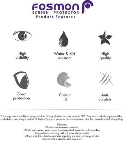 Fosmon Anti-Glare (Matte) Screen Protector Shield for Samsung Galaxy S4 mini / GT-I9190 - 3 Pack