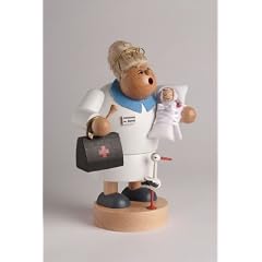 KWO R�uchermann Erzgebirge Hebamme 20cm