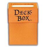 1 (One) Ultra Pro Deck Box - Ultra Pro Deck Textured Box: Aztec Sun (Orange)