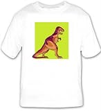 T-shirt with rex, dinosaur, tyrannosaurus, carnivore, prehistoric