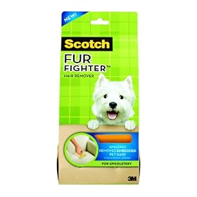 3M Scotch FurFighter 849SK-5 Hair Remover Kit, 1-Handle with 5-Sheets