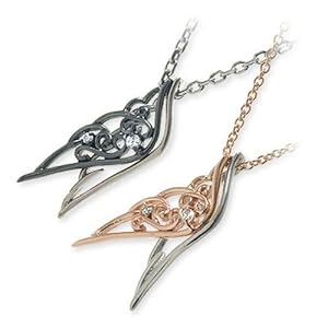 【クリックで詳細表示】[ムーラ]MU-RA シルバーペアネックレス S-4326-BK-S-4326-PG： ジュエリー通販