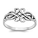 VE-01006 Sterling Silver Celtic Band Ring (6)