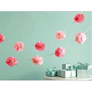 Martha-Stewart-Garland-Pink-Pom-Pom