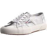 Superga Unisex 2750 Cotmetu Silver Lace Up Trainers GS002HG0U 3.5 UK