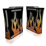 Heat Full Body Protector Skin Decal Sticker for Xbox 360 Console