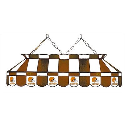 Imperial Arizona Cardinals Licensed 40-Inch Rectangular Stained Glass Billiard Table Light