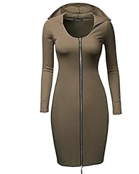 Spring Winter Long Sleeves Jersey/Polyamide/Rayon/Spandex/Knit Stretchy Fitted Bodycon Dress/Mini Dress 