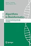 Algorithms in bioinformatics : 9th international workshop, WABI 2009, Philadelphia, PA, USA, September 12-13, 2009, proceedings