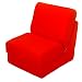 Fun Furnishings Teen Chair, Orange Canvas