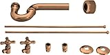 IMAGE OF Belle Foret BFNLS01TB Lavatory Angle Supply Kit, Tumbled Bronze