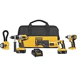 DEWALT DCK455X 18-Volt XRP Cordless 4-Tool Combo Kit