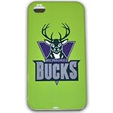 Milwaukee Bucks Hard Case for Apple Iphone 4g (At&t Only) Jc128p + Free Screen Protector