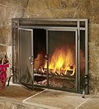 Black Small Straight Flat Guard with Doors