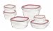 Rubbermaid 7K9800CIRED Lock-its 12-Piece Container Set