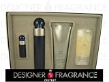 360 BLUE by Perry Ellis - 3.4 oz EDT SPR, 6.7 A/S, 2.75 DEO, .25 MINI - GIFT SET