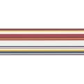 Kidding Around Stripe Wallpaper Border - Blue/ Gold (6.5"x12')