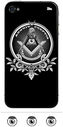 Selfie Case(TM) Ultra Thin Scratch Resistant Skin For iPhone 4 Illuminati