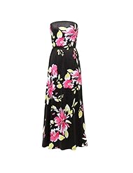 Polyester/Spandex Floral Print Off the Shoulder Knee Length Wedding Party Dress 