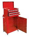 Excel 24'' Roller Metal Cabinet Tool Chest Combo w/ 3 Storage Drawers