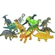 Bucket of a Dozen Jumbo Dinosaurs up to 6 inches long