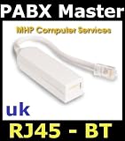 Euronetwork Telephone RJ45 Plug to BT Socket Master Adaptor