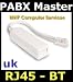 Euronetwork Telephone BT Socket to RJ45 Socket Master Adaptor